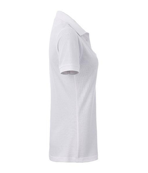 Damen Arbeits-Poloshirt mit Brusttasche ~ wei 3XL