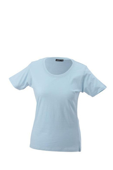 Srapazierfhiges Damen Arbeits T-Shirt ~ hellblau L