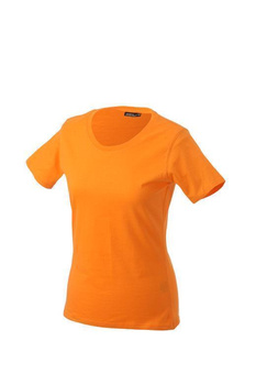 Srapazierfhiges Damen Arbeits T-Shirt ~ orange XXL