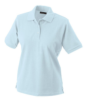 Strapazierfhiges Damen Arbeits Poloshirt ~ hellblau XL