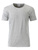 Herren T-Shirt mit stylischem Rollsaum ~ grau-heather XL