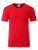 Herren T-Shirt mit stylischem Rollsaum ~ rot S
