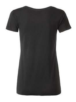 Damen T-Shirt aus Bio-Baumwolle JN8003 ~ schwarz XS
