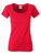 Damen T-Shirt aus Bio-Baumwolle JN8003 ~ rot M