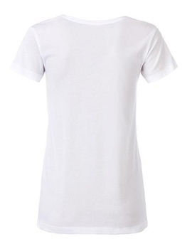 Damen T-Shirt aus Bio-Baumwolle JN8003 ~ wei XS