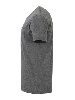 Herren T-Shirt aus Bio-Baumwolle JN8004 ~ schwarz-heather M