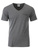 Herren T-Shirt aus Bio-Baumwolle JN8004 ~ schwarz-heather XXL