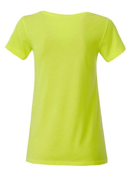 Tailliertes Damen T-Shirt aus Bio-Baumwolle ~ acid-gelb S