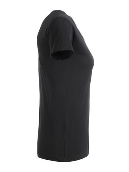 Tailliertes Damen T-Shirt aus Bio-Baumwolle ~ schwarz XL