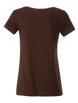 Tailliertes Damen T-Shirt aus Bio-Baumwolle ~ braun XS