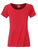 Tailliertes Damen T-Shirt aus Bio-Baumwolle ~ karmin-rot-melange XL