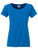 Tailliertes Damen T-Shirt aus Bio-Baumwolle ~ kobaltblau XL