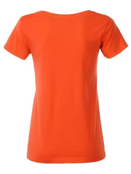 Tailliertes Damen T-Shirt aus Bio-Baumwolle ~ coral S