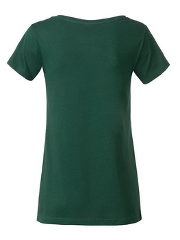 Tailliertes Damen T-Shirt aus Bio-Baumwolle ~ dunkelgrn S