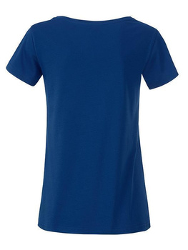 Tailliertes Damen T-Shirt aus Bio-Baumwolle ~ dunkel royalblau XL