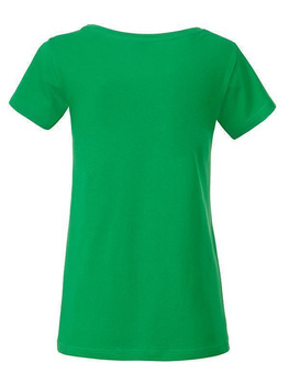 Tailliertes Damen T-Shirt aus Bio-Baumwolle ~ fern-grn XS