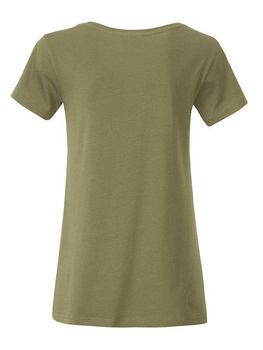 Tailliertes Damen T-Shirt aus Bio-Baumwolle ~ khaki M