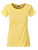 Tailliertes Damen T-Shirt aus Bio-Baumwolle ~ hell-gelb XL