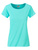 Tailliertes Damen T-Shirt aus Bio-Baumwolle ~ mintgrün XS