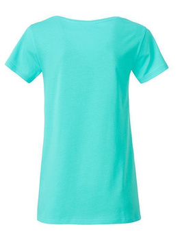 Tailliertes Damen T-Shirt aus Bio-Baumwolle ~ mintgrn S