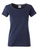 Tailliertes Damen T-Shirt aus Bio-Baumwolle ~ navy S