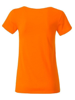 Tailliertes Damen T-Shirt aus Bio-Baumwolle ~ orange XS