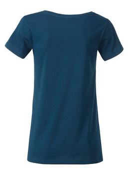 Tailliertes Damen T-Shirt aus Bio-Baumwolle ~ petrol XL