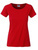 Tailliertes Damen T-Shirt aus Bio-Baumwolle ~ rot XL