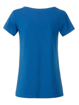 Tailliertes Damen T-Shirt aus Bio-Baumwolle ~ royal XL