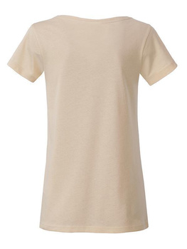 Tailliertes Damen T-Shirt aus Bio-Baumwolle ~ steingrau XS