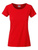 Tailliertes Damen T-Shirt aus Bio-Baumwolle ~ tomatenrot M