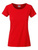 Tailliertes Damen T-Shirt aus Bio-Baumwolle ~ tomatenrot L