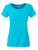 Tailliertes Damen T-Shirt aus Bio-Baumwolle ~ türkis XL