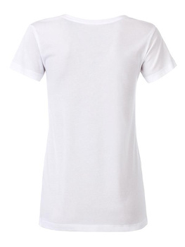 Tailliertes Damen T-Shirt aus Bio-Baumwolle ~ wei XL
