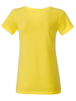 Tailliertes Damen T-Shirt aus Bio-Baumwolle ~ gelb S