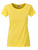 Tailliertes Damen T-Shirt aus Bio-Baumwolle ~ gelb S