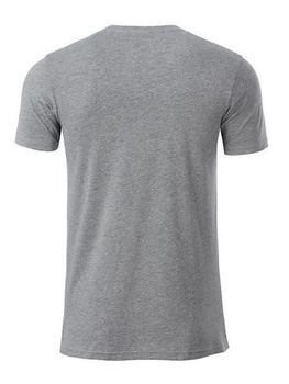 Herren T-Shirt aus Bio-Baumwolle ~ grau-heather L