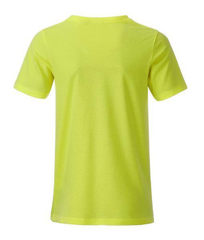 Kinder T-Shirt aus Bio-Baumwolle ~ acid-gelb S