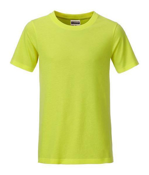 Kinder T-Shirt aus Bio-Baumwolle ~ acid-gelb L