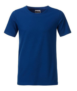 Kinder T-Shirt aus Bio-Baumwolle ~ dunkel royalblau XXL