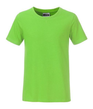 Kinder T-Shirt aus Bio-Baumwolle ~ lime-grn S