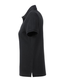 Damen Basic Poloshirt aus Bio Baumwolle ~ schwarz M