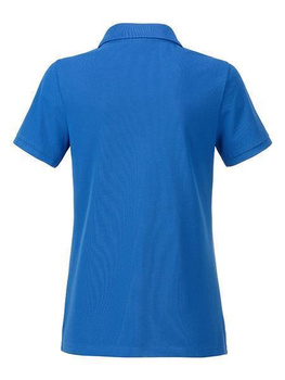 Damen Basic Poloshirt aus Bio Baumwolle ~ kobaltblau L