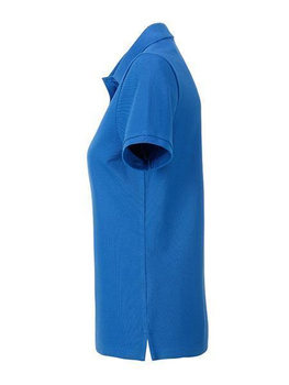Damen Basic Poloshirt aus Bio Baumwolle ~ kobaltblau XL