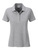 Damen Basic Poloshirt aus Bio Baumwolle ~ grau-heather L