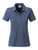 Damen Basic Poloshirt aus Bio Baumwolle ~ hell-denim-melange XL