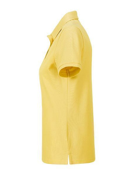 Damen Basic Poloshirt aus Bio Baumwolle ~ hell-gelb L