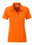 Damen Basic Poloshirt aus Bio Baumwolle ~ orange L
