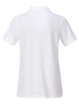 Damen Basic Poloshirt aus Bio Baumwolle ~ wei XL