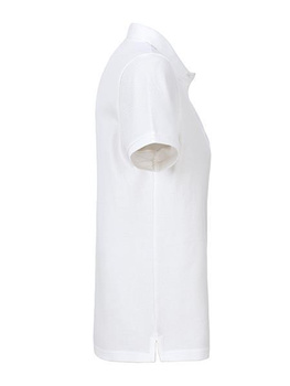 Damen Basic Poloshirt aus Bio Baumwolle ~ wei XL